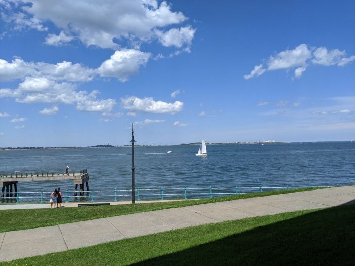 castle island harbor view boston